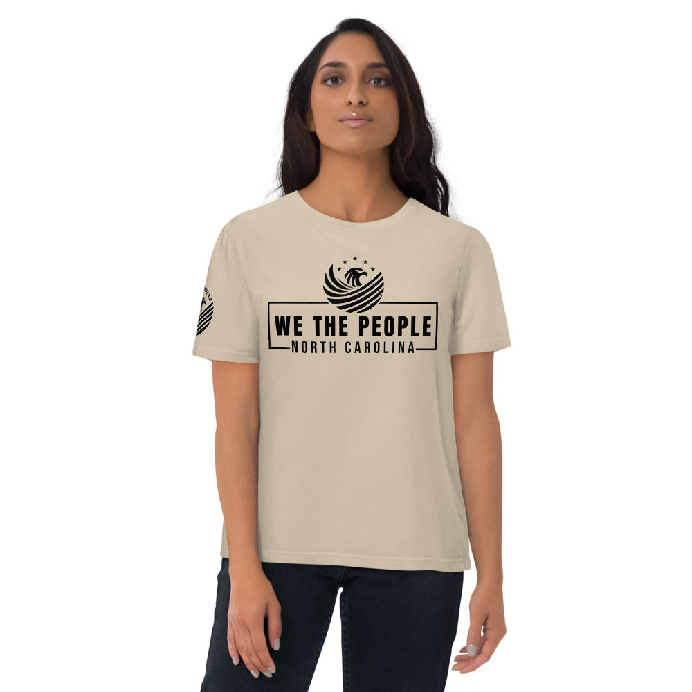 Organic Unisex Cotton T-Shirt - We The People NC - Black Imprint