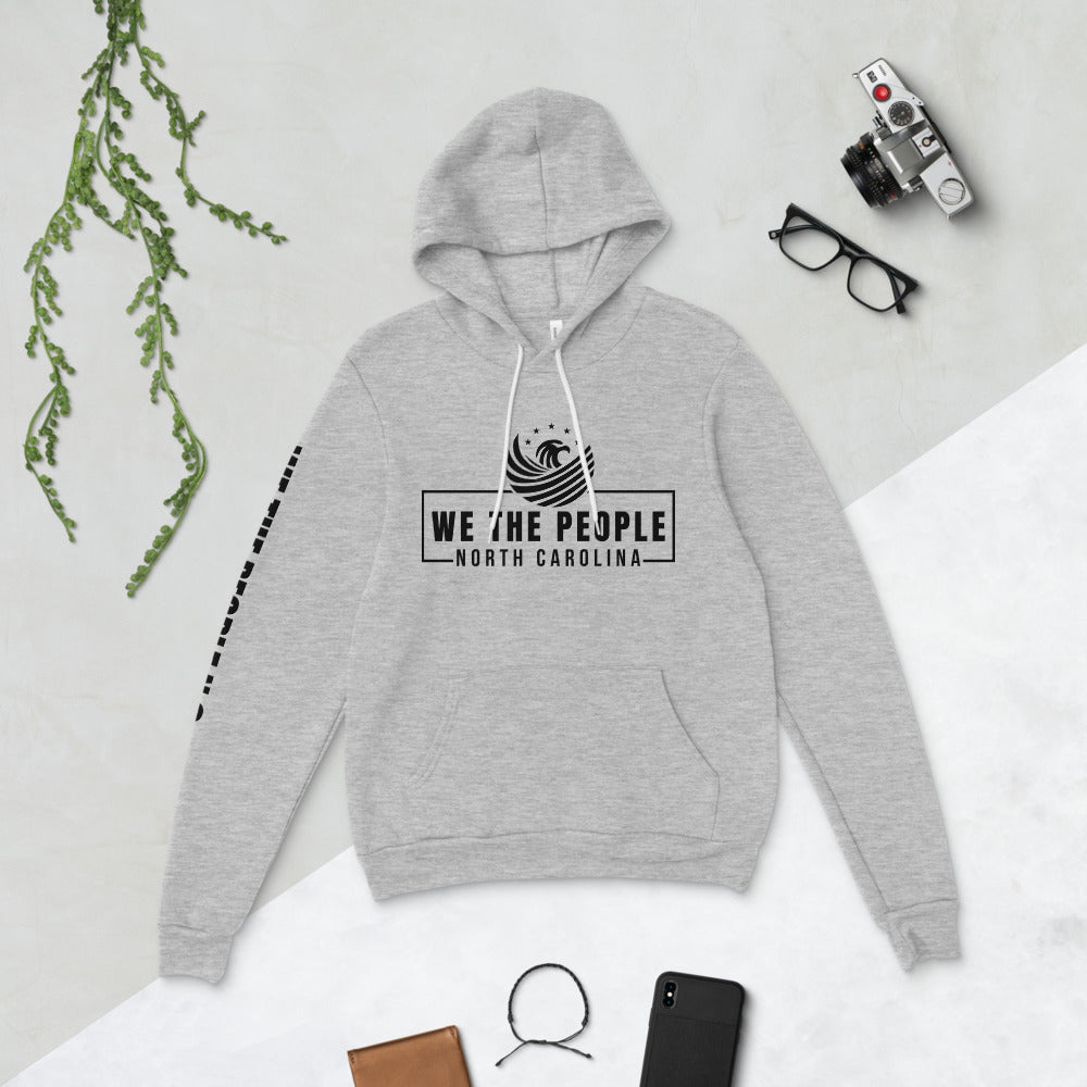 Unisex Hoodie - We The People NC - Black Imprint