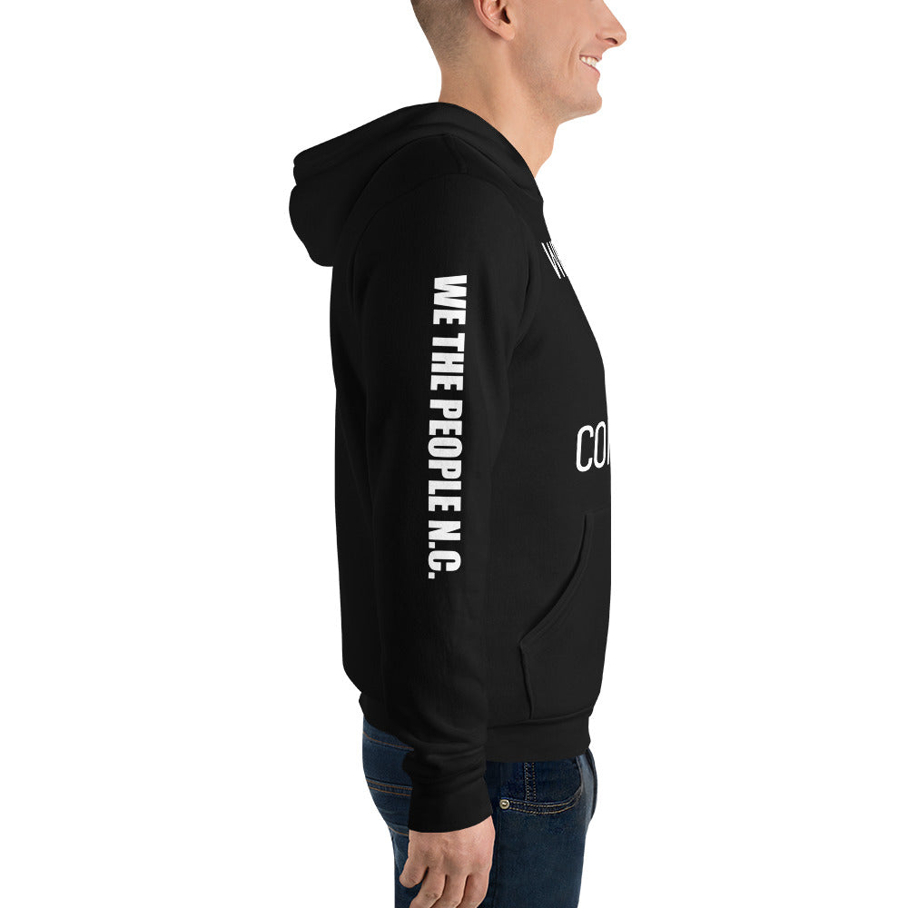 Unisex Hoodie - We The People NOT We The Corporations - White Imprint